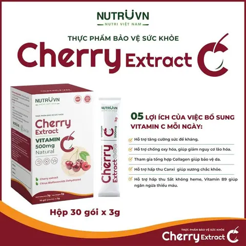 ✅[CHÍNH HÃNG] (MÃ: DP150290) Cherry Extract bổ sung vitamin C tăng cường miễn dịch