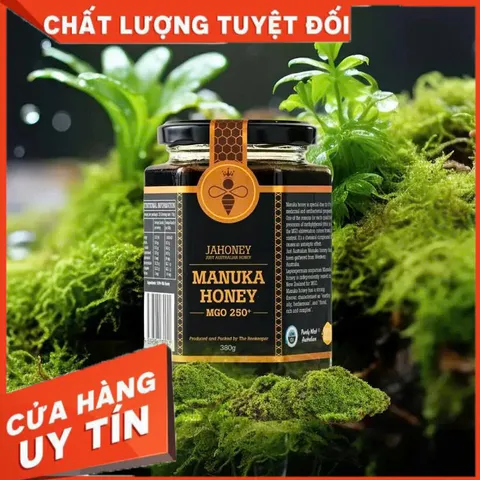 ✅[CHÍNH HÃNG] (MÃ: DP855) Mật ong Jahoney Manuka MGO 250+ 380g (kèm túi + hộp)