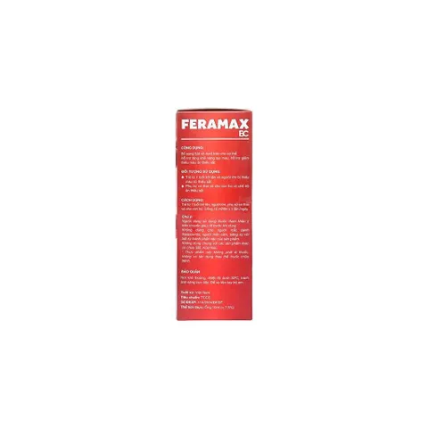 ✅[CHÍNH HÃNG] (MÃ: SP171) Dung dịch uống Feramax BC bổ sung sắt và acid folic cho cơ thể hộp 20 ống x 10ml