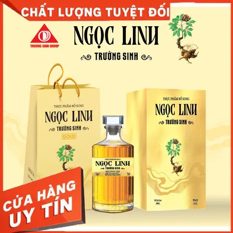 ✅[CHÍNH HÃNG] (MÃ: DP1890) Thực phẩm bổ sung Ngọc Linh Trường Sinh GOLD 500ml (kèm túi)