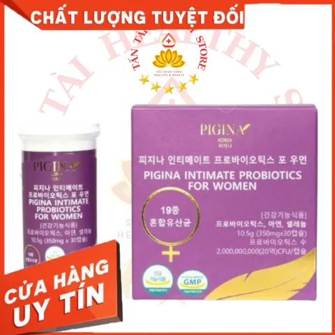 ✅[CHÍNH HÃNG] (MÃ: DP750) Viên uống bổ sung lợi khuẩn cho nữ giới PIGINA INTIMATE PROBIOTICS FOR WOMEN (30 viên)