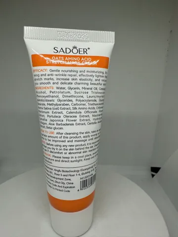 Kem Rạn Da SADOER 40g Hỗ trợ làm mờ vết rạn, dưỡng ẩm, giúp da sáng đều màu, chăm sóc da săn chắc