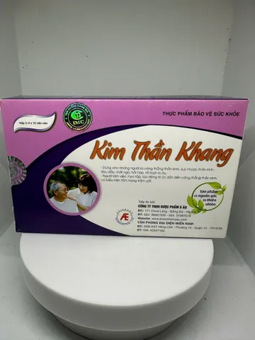 Kim Thần Khang giúp lưu thông máu, dưỡng tâm, an thần hộp 30 viên