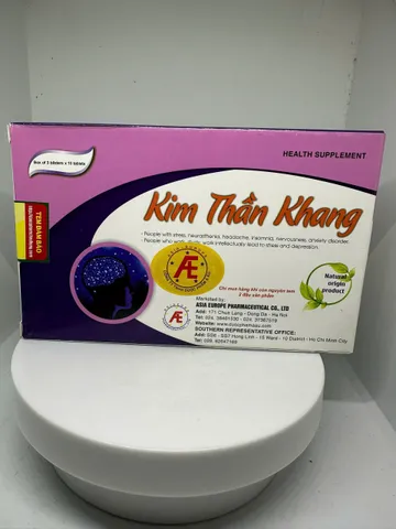 Kim Thần Khang giúp lưu thông máu, dưỡng tâm, an thần hộp 30 viên