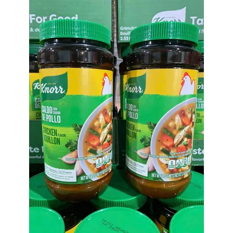 [DATE 03/2027] Hạt nêm Knorr Gà 1.14kg mẫu mới của Mỹ Chicken Flavor Bouillon