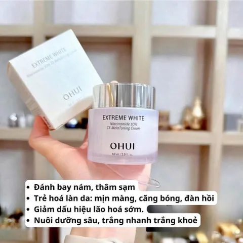 [Chính hãng] Kem dưỡng trắng da Ohui extreme white 60ml Hàn Quốc