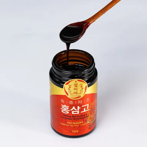 Cao Hồng Sâm Đông Trùng Hạ Thảo SAMIYA Hàn Quốc [Hộp 500g] - Món Quà Sức Khỏe Cao Cấp