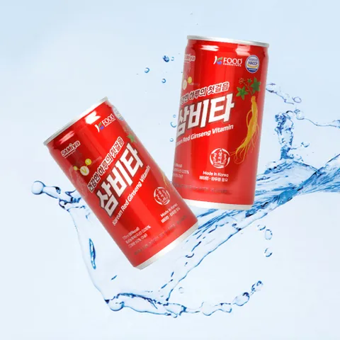 Sâm lon đỏ Samita - Nước hồng sâm Vitamin chính hãng Hàn Quốc - Lon lẻ - Hỗ trợ giải khát, bổ xung vitamin