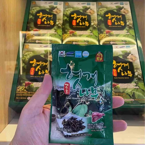 Nước Mát Gan Dream 70ml x 30 gói (6Hộp) Hỗ Trợ Giải Rượu, Thanh Lọc và Mát Gan chiết xuất từ cây Hovenia Dulcis