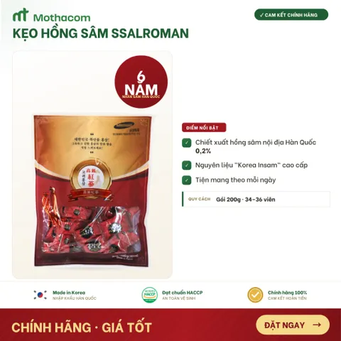 Kẹo Hồng Sâm Và Hắc Sâm Nhập Khẩu Hàng Nội Địa Hàn Quốc - Ngậm Thơm Miệng - Tỉnh Táo - Tăng Cường Sức Khỏe