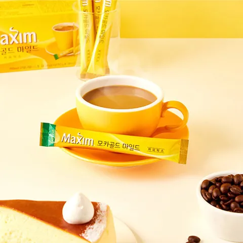 Cà Phê Hòa Tan Hàn Quốc MAXIM MOCHA GOLD MILD Hộp 100 Gói / 12G