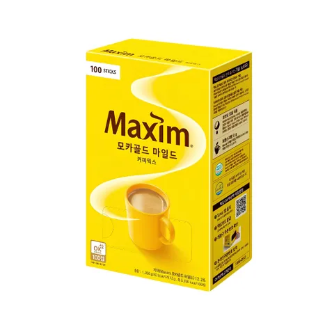 Cà Phê Hòa Tan Hàn Quốc MAXIM MOCHA GOLD MILD Hộp 100 Gói / 12G