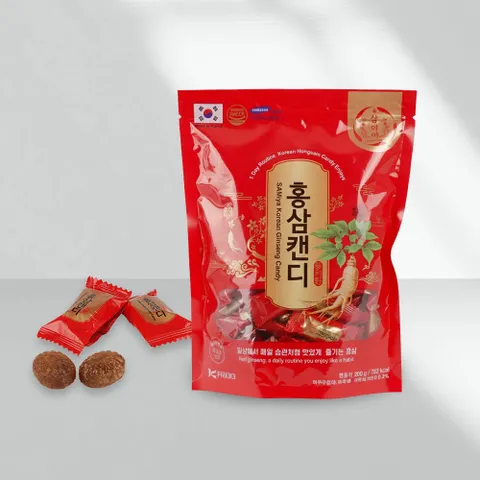 Kẹo Hồng Sâm Hàn Quốc Samiya Giói 200g – Giảm Mệt Mỏi, Tăng Đề Kháng, Ngậm Ngon Dễ Dùng Mỗi Ngày