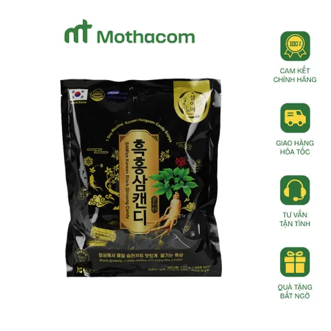 Kẹo Sâm Hàn Quốc Chính Hãng SAMiya [Hồng Sâm 200G] & [Hắc Sâm 170G]  - Tỉnh Táo Và Thơm Miệng Vị Ngọt Thanh