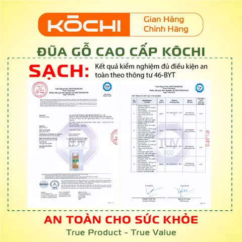 Bộ Đũa Gỗ Ăn Cơm - Đũa Đàn Tím Chính Hãng Kochi | Sản phẩm Cao Cấp Gỗ Tự Nhiên Không Hóa Chất Độc Hại – Có Kiểm Nghiệm