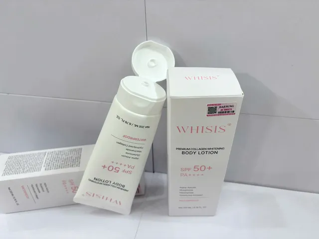 KEM DƯỠNG TRẮNG BODY CHỐNG NẮNG WHISIS 200ml 806965