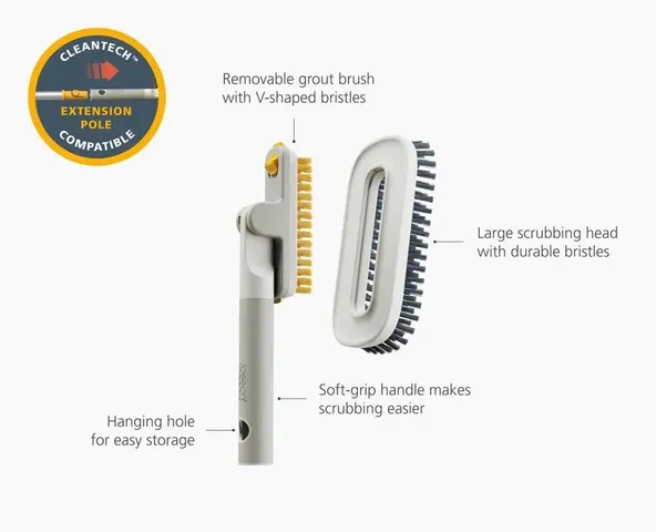 Bộ dụng cụ vệ sinh chi tiết Joseph Joseph 6500022 2in1 Cleantech