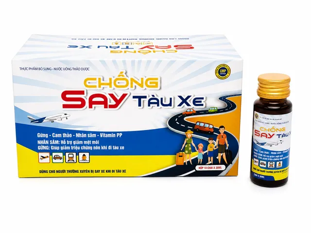 NƯỚC UỐNG CHỐNG SAY TÀU XE HÀN QUỐC - Hộp 10 Chai