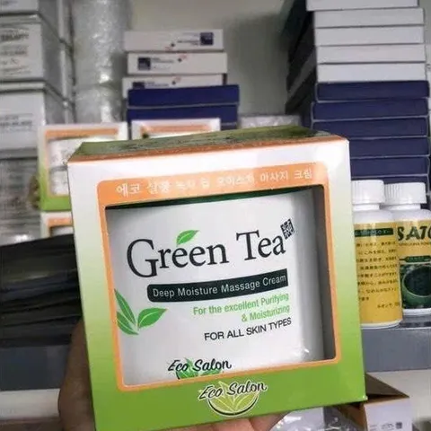 Kem Massage Trà Xanh - Green Tea Massage Cream -  Cam Kết Chính Hãng
