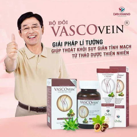 Viên Uống Suy Giãn Tĩnh Mạch Vascovein – Giảm Sưng Tê Nhức Chân, Hỗ Trợ Bảo Vệ Thành Mạch Lọ 30 Viên