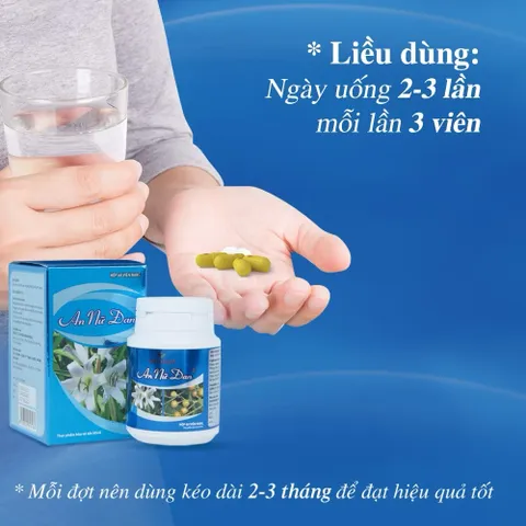 Viên Uống Hỗ Trợ Phòng Ngừa Và Giảm Kích Thước U Nang, U Xơ An Nữ Đan Hộp 60 Viên
