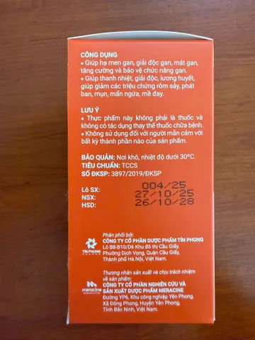 Tiêu độc Tín Phong – Thanh nhiệt – Mát gan – Tiêu độc