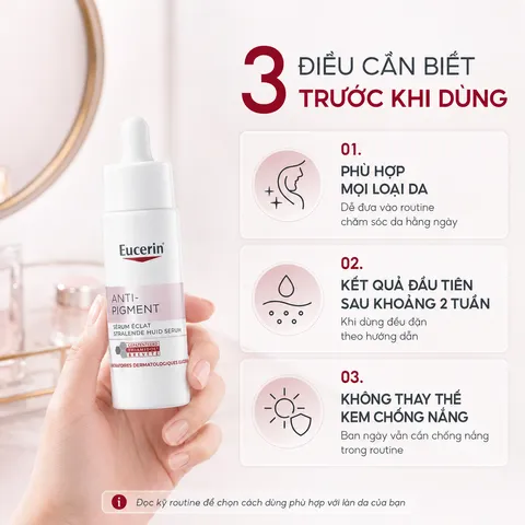 Tinh Chất Serum Eucerin Anti-Pigment 30ml - Hỗ Trợ Mờ Thâm, Sáng Da Cho Da Dầu - Dưỡng Ẩm, Kết Cấu Nhẹ Mịn