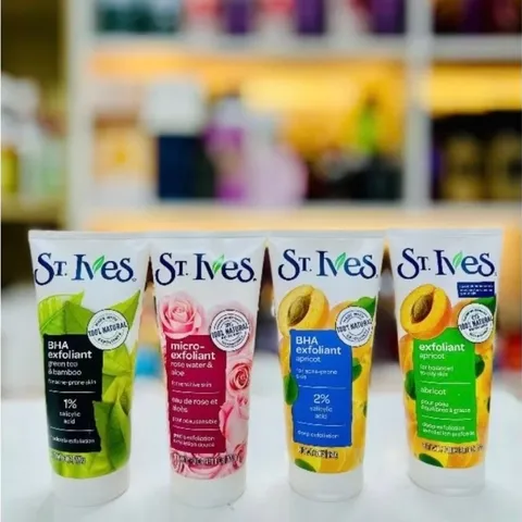 [ MẪU MỚI SẢN XUẤT 2025 ]  Sữa Rửa Mặt St.Ives trà xanh Tẩy Tế Bào Chết green tea 170g