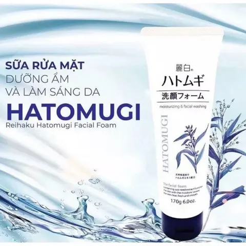 Sữa Rửa Mặt dưỡng ẩm và làm sáng da Hatomugi Cleansing & Facial Washing The Facial Foam 807087