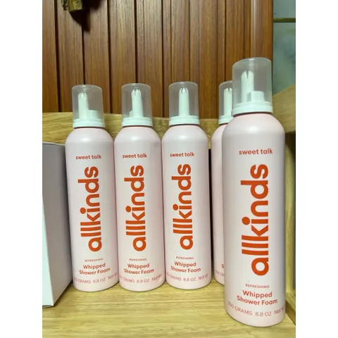 [ÚC] Sữa Tắm Dạng Bọt Siêu Mềm Mịn Allkinds Sweet Talk (Very Berry) Whipped Shower Foam 250g