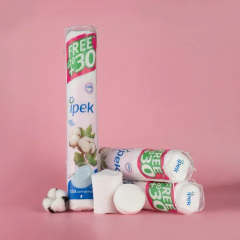 Bông Tẩy Trang Ipek Thổ Nhĩ Kỳ 100% Cotton Tự Nhiên