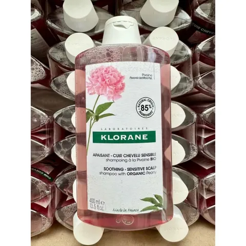 [ XẢ KHO ] Klorane Shampoo With Peony - Dầu Gội Chiết Xuất Hoa Mẫu Đơn Cho Da Đầu Khô & Ngứa 400ml 807115