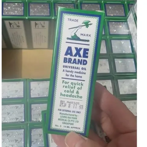 Dầu cây búa Singapore hay Dầu gió trắng Axe Brand Universal Oil (chai 14ml) 807116