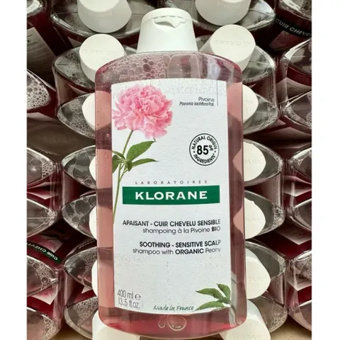 [ XẢ KHO ] Klorane Shampoo With Peony - Dầu Gội Chiết Xuất Hoa Mẫu Đơn Cho Da Đầu Khô & Ngứa 400ml 807115