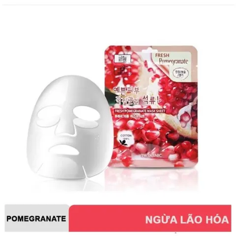 SÉT 10 MIẾNG mặt nạ 3w clinic HÀN QUỐC làm từ chất liệu 100% cotton lành tính 807121