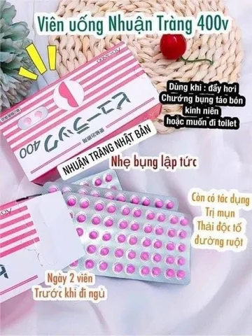 tách lẻ 1 vỉ 50 VIÊN Viên uống Detox Nhuận Tràng ĐẦY HƠI CHƯỚNG BỤNG TÁO BÓN  Kokando NHẬT