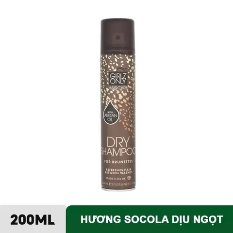 Dầu Gội Khô Girlz Only Dry Shampoo 200ml [hàng nhập khẩu]
