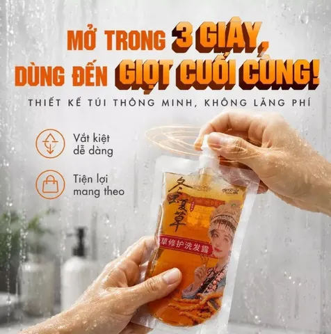 Dầu gội kiểm soát dầu Cordyceps | Dầu gội dưỡng tóc và làm đen tóc | Dầu gội dưỡng tóc sạch da đầu thơm lâu