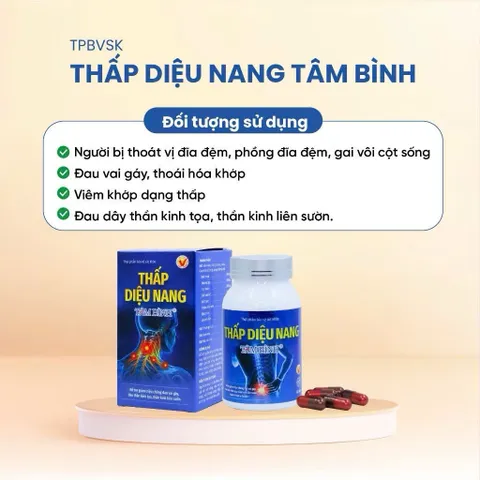VIÊN UỐNG THẤP DIỆU NANG TÂM BÌNH Lo 60 viên