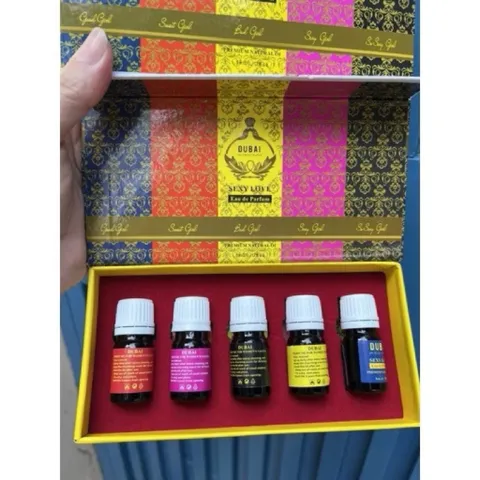 Set 5 Chai Nước Hoa Dubai Sexy Love SIÊU THƠM 807406