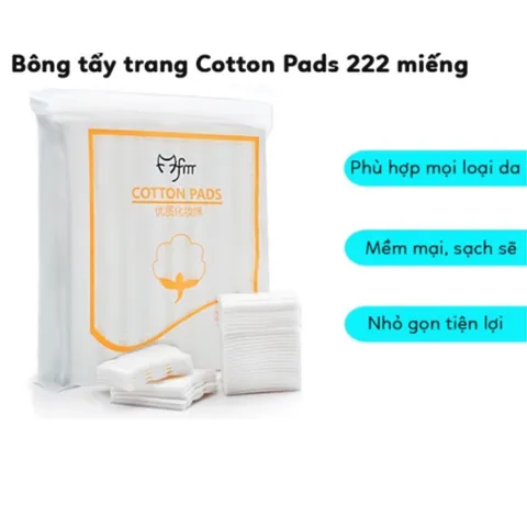 Bông Tẩy Trang 3 Lớp Cotton Pads Box 222 Miếng 807513