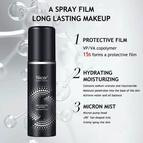 Xịt Khoáng Cố Định Lớp Trang Điểm Dưỡng Ẩm Kiềm Dầu Lâu Trôi 100ml Chai Xịt Khóa Lớp Trang Điểm Dưỡng HZMBB 807758