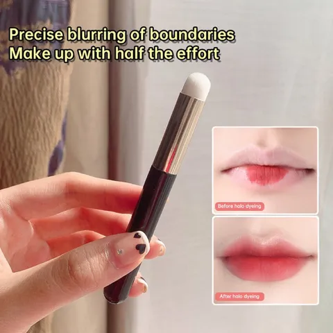 HOT Cọ make up Tô son make up môi Đầu Tròn Không Nhòe Mini Tiện Dụng 807774