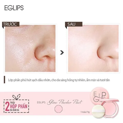 Phấn Phủ Hồng Hào Làn Da Eglips Glow Powder Pact 807886