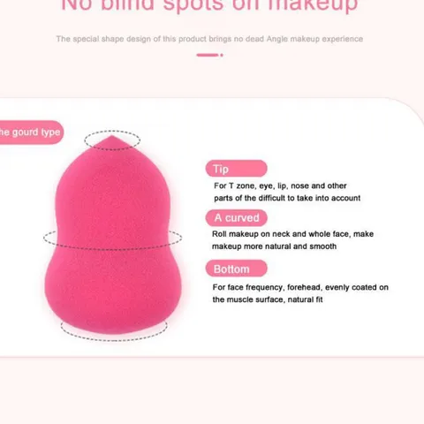 HOT Bông Mút make up ướt và khô hình quả bầu/giọt nước sắc màu ngẫu nhiên 807969