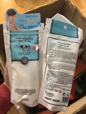 Muối sữa tẩy tế bào chết Whitening Q10 Thái Lan rất giàu tinh chất sữa bò 807975