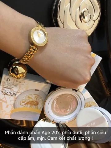 Sale 27/03 PHẤN TƯƠI ESSENCE AGE 20’s HÀN QUỐC Tone WHITE LIGHT 808010