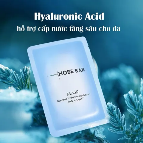 Hộp 5 Mặt nạ cấp ẩm HOBEBAR phục hồi da tổn thương, cấp ẩm chuyên sâu giúp da trắng sáng cho cả da khô và da dầu 808113