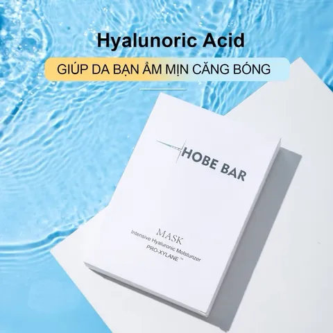 Hộp 5 Mặt nạ cấp ẩm HOBEBAR phục hồi da tổn thương, cấp ẩm chuyên sâu giúp da trắng sáng cho cả da khô và da dầu 808113
