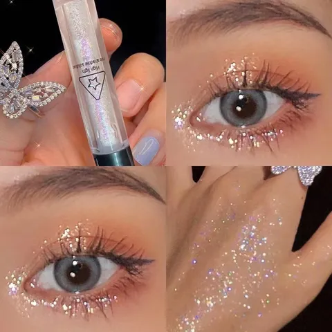 HOT Phấn Kẻ Mắt Dạng lỏng Bobeini dạng lỏng gel ánh nhũ lấp lánh lung linh lâu trôi 808143